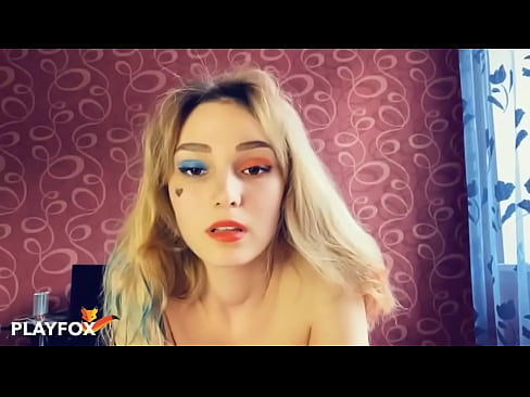 ❤️ Qedehên rastiya virtual ya magic bi Harley Quinn re seksê dan min ❤️❌ Vîdyoya porno li me